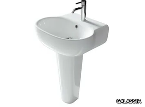 ERGO - 70 CM - Pedestal ceramic washbasin _ GALASSIA