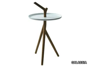 ERGO - Round iroko coffee table _ GALASSIA