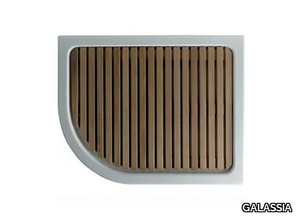 LUNA DX - Slatted wooden shower tray _ GALASSIA