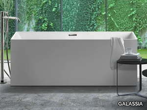 QUADRA - Rectangular acrylic bathtub _ GALASSIA