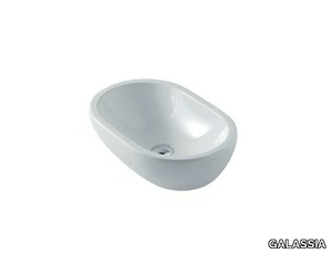 M2 - 54 CM - Countertop oval washbasin _ GALASSIA