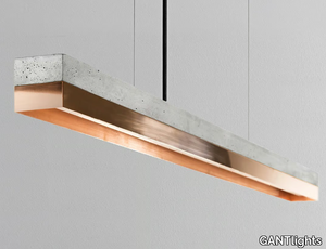 [C1] COPPER - Dimmable LED pendant light (L 122cm) _ GANTlights