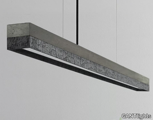 [C1] DARK BURNED WOOD - Cement and wood pendant lamp _ GANTlights