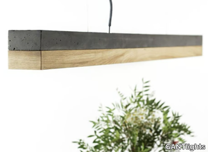 [C1] DARK OAK - Dimmable LED pendant light (L 122cm) _ GANTlights