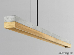 [C1] OAK - Dimmable LED pendant light (L 122cm) _ GANTlights