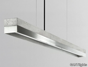 [C1] STAINLESS STEEL - Dimmable LED Pendant Light (L 122cm) _ GANTlights