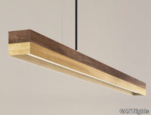 [C1w] OAK - Oak and walnut pendant lamp _ GANTlights
