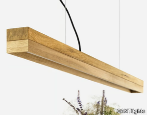 [C1o] OAK - Dimmable LED Pendant Light (L 122cm) _ GANTlights