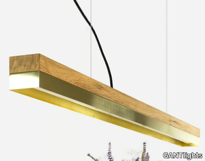 [C1o] BRASS - Dimmable LED Pendant Light (L 122cm) _ GANTlights