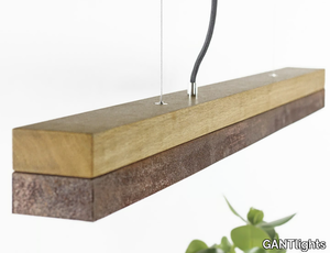[C1o] CORTEN - Dimmable LED pendant light (L 122cm) _ GANTlights