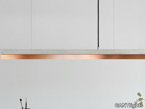 [C2] COPPER - Dimmable LED pendant light (L 92cm) _ GANTlights