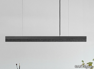 [C2] DARK BURNED WOOD - Cement and wood pendant lamp _ GANTlights