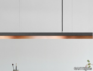 [C2] DARK COPPER - Dimmable LED pendant light (L 92cm) _ GANTlights
