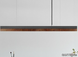 [C2] DARK CORTEN STEEL - Dimmable LED pendant light (L 92cm) _ GANTlights