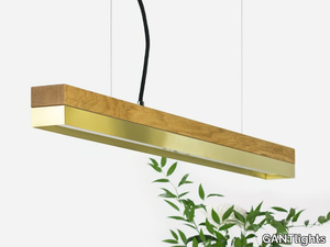 [C2o] BRASS - Dimmable LED pendant light (L 92cm) _ GANTlights