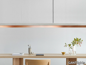 [C3] COPPER - Dimmable LED Pendant Light (L 182cm) _ GANTlights