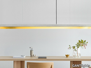 [C3] BRASS - Dimmable LED Pendant Light (L 182cm) _ GANTlights