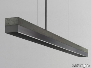 [C1] DARK GUNMETAL - LED dimmable cement pendant lamp _ GANTlights