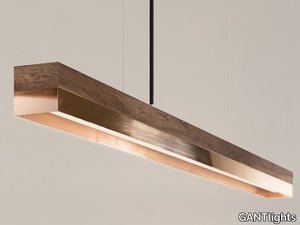 [C1w] COPPER - Copper and walnut pendant lamp _ GANTlights