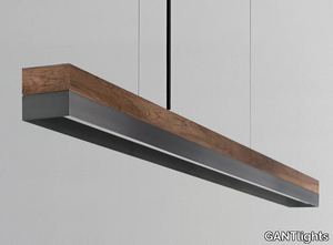 [C1w] GUNMETAL - LED dimmable walnut pendant lamp _ GANTlights