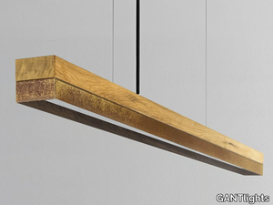 [C1o] OXIDISED BRASS - LED dimmable oak pendant lamp _ GANTlights