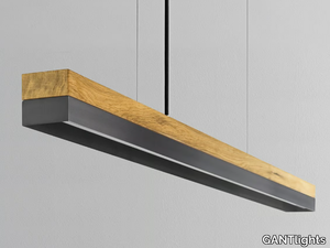 [C1o] GUNMETAL - LED dimmable oak pendant lamp _ GANTlights