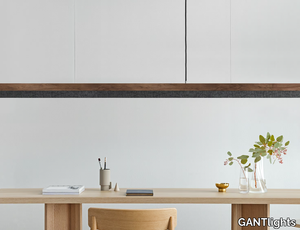 [C3w] BURNED WOOD - Walnut and burned wood pendant lamp _ GANTlights