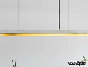 [C2] BRASS - Dimmable LED pendant light (L 92cm) _ GANTlights