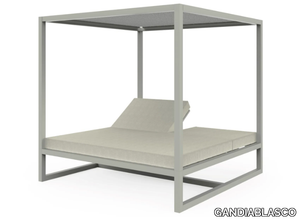 DAYBED - Recliner thermo lacquered aluminium garden bed _ GANDIABLASCO