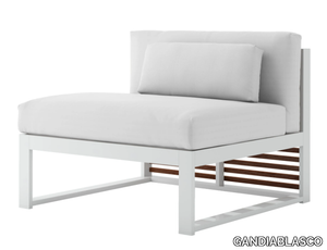 DNA TEAK 3 - Modular garden sofa _ GANDIABLASCO