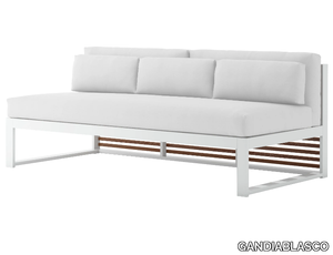 DNA TEAK 4 - Modular garden sofa _ GANDIABLASCO