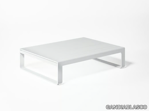 FLAT - Thermo lacquered aluminium garden side table _ GANDIABLASCO