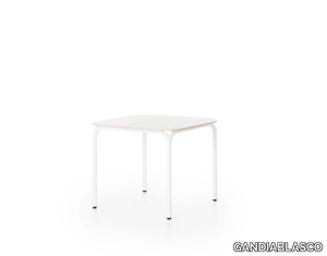 CAPA - Square aluminium garden table _ GANDIABLASCO