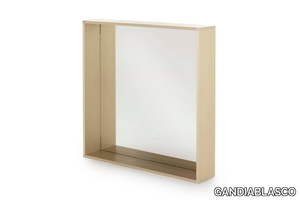 GBMODULAR - Square framed Anodized aluminium mirror _ GANDIABLASCO