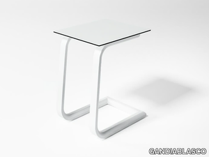 STACK - Contemporary style rectangular aluminium side table _ GANDIABLASCO