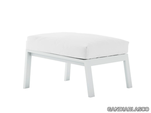 TIMELESS - Powder coated steel footstool _ GANDIABLASCO