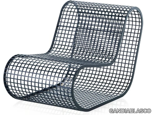 BUIT - Rocking aluminium garden armchair _ GANDIABLASCO