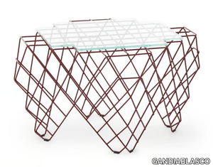 R24 - Powder coated steel coffee table _ GANDIABLASCO