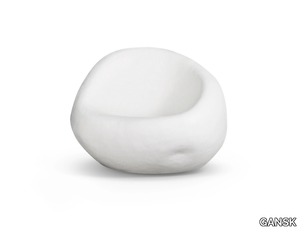 COBBLE - Fiberglass garden armchair _ GANSK