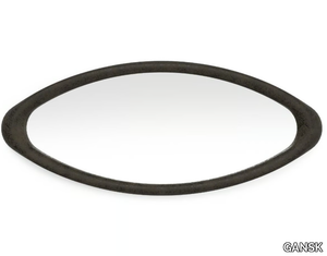 CYCLE - Oval wall-mounted fiberglass mirror _ GANSK