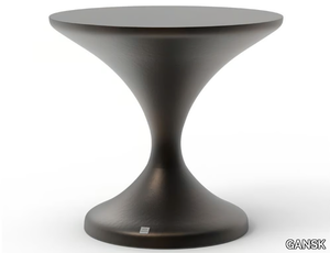 LYA - Round fiberglass coffee table _ GANSK