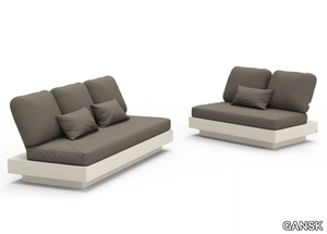 NORDIC - Fiberglass and Sunbrella® garden sofa _ GANSK