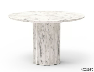 ROMA - Round fiberglass table _ GANSK