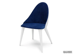 MÓNACO - Upholstered fabric chair _ GANSK
