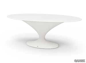 CHARM - Oval resin garden table _ GANSK