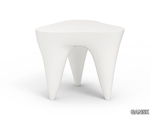 IVORY - Fiberglass garden side table _ GANSK