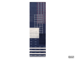 LAN INDIGO - Rectangular wool rug _ GAN