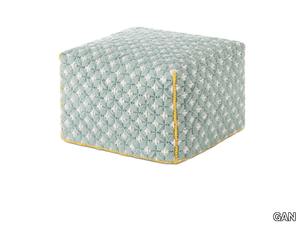 SILAÏ - Upholstered fabric pouf _ GAN