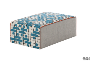 BANDAS C - Upholstered fabric pouf _ GAN