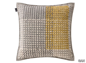 CANEVAS GEO GREY - Square fabric cushion _ GAN